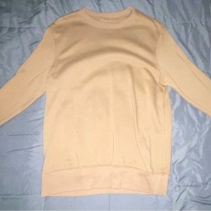 Mens tan comfy crewneck sweatshirt!